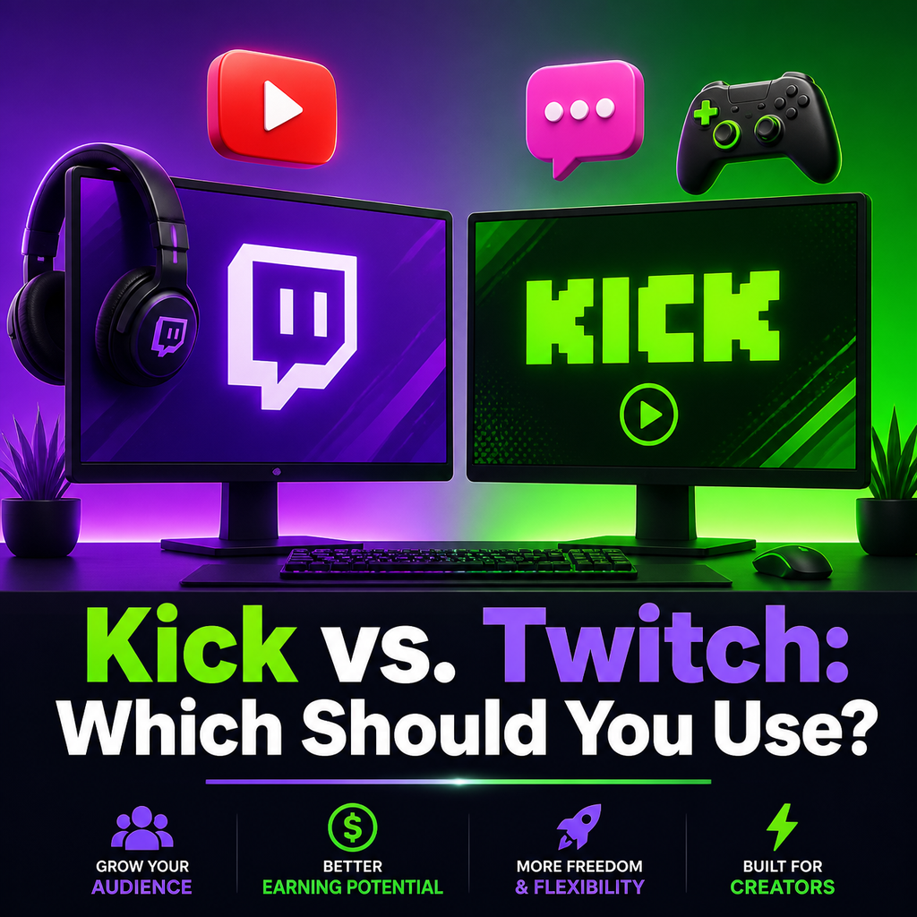 Kick vs. Twitch: Which Should You Use?