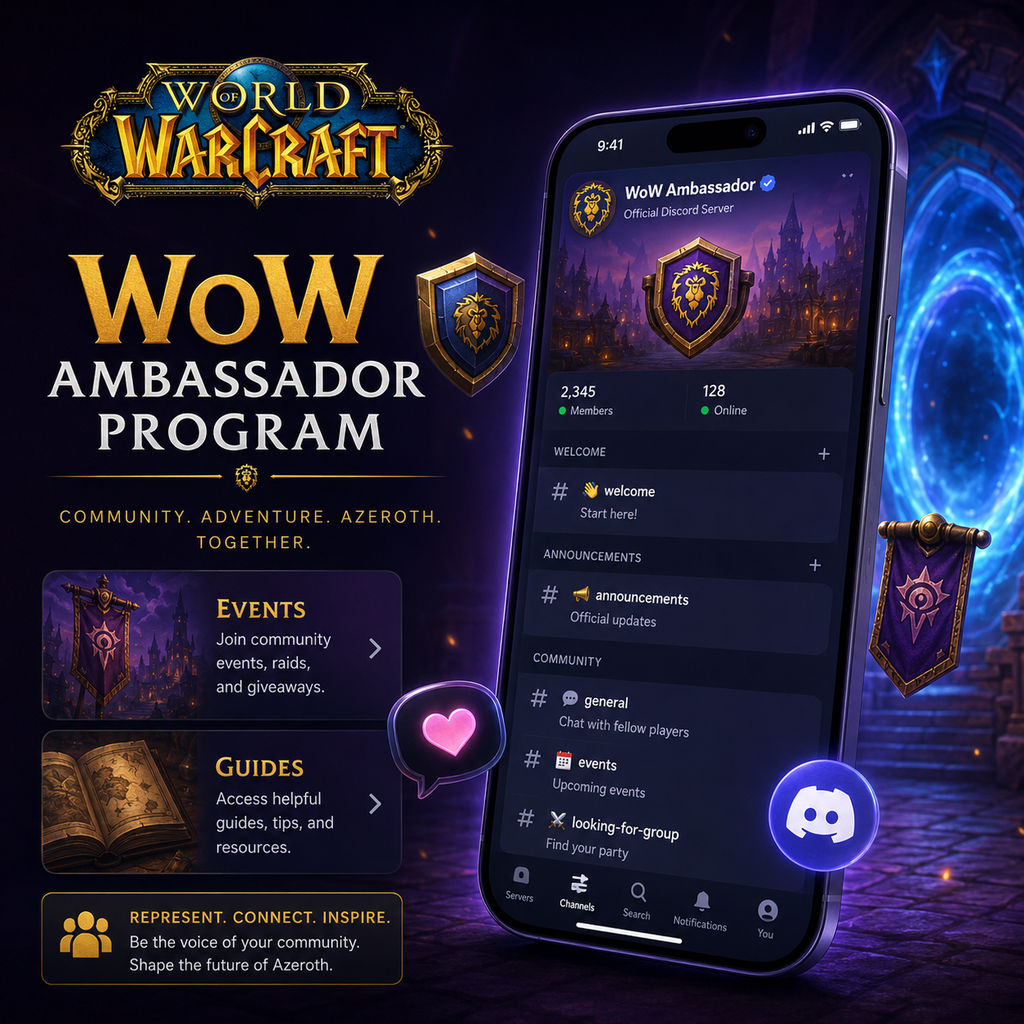 Introducing the WoW Ambassador Program: Find Your People — World of Warcraft