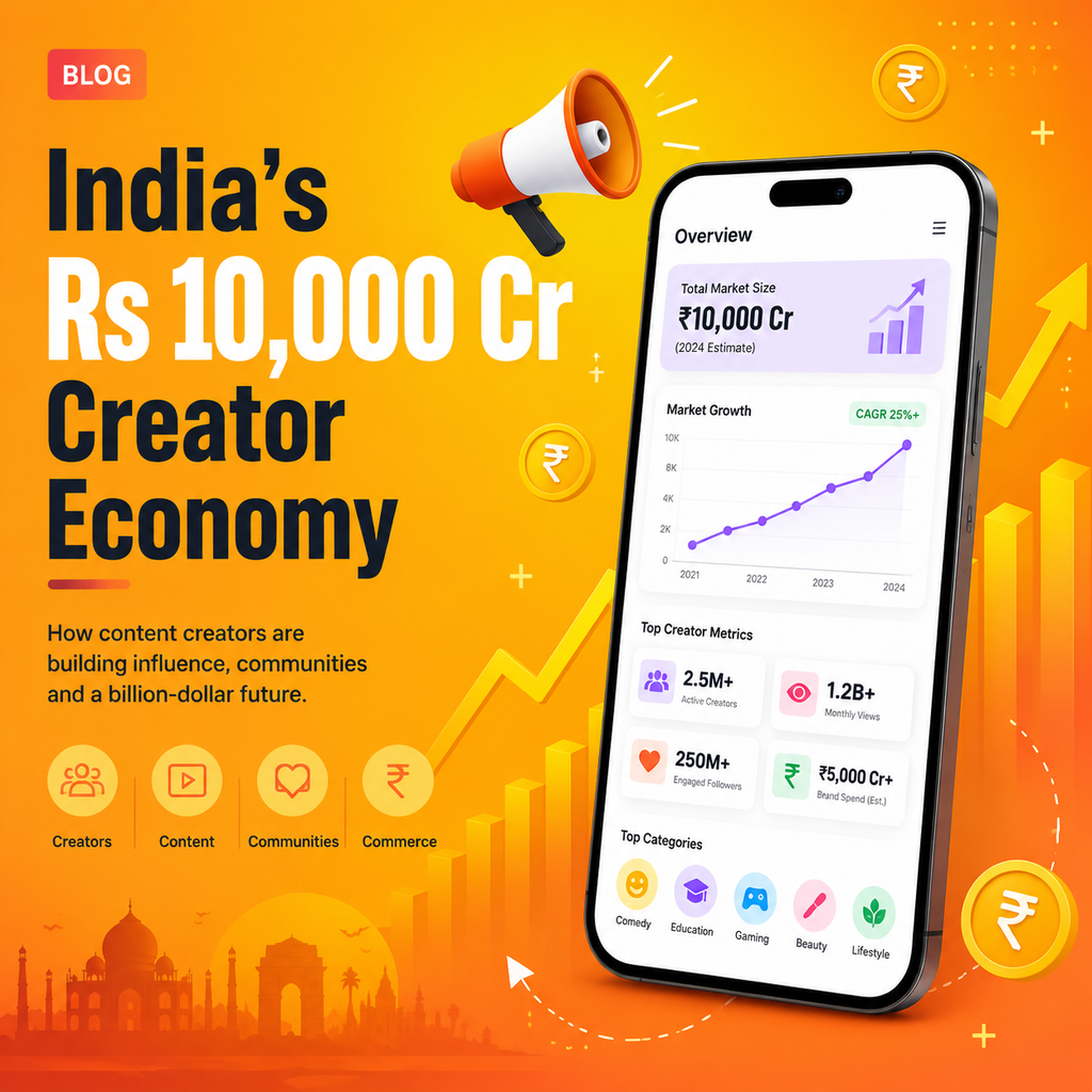 India’s influencer marketing market exceeds Rs 10,000 crore, report finds