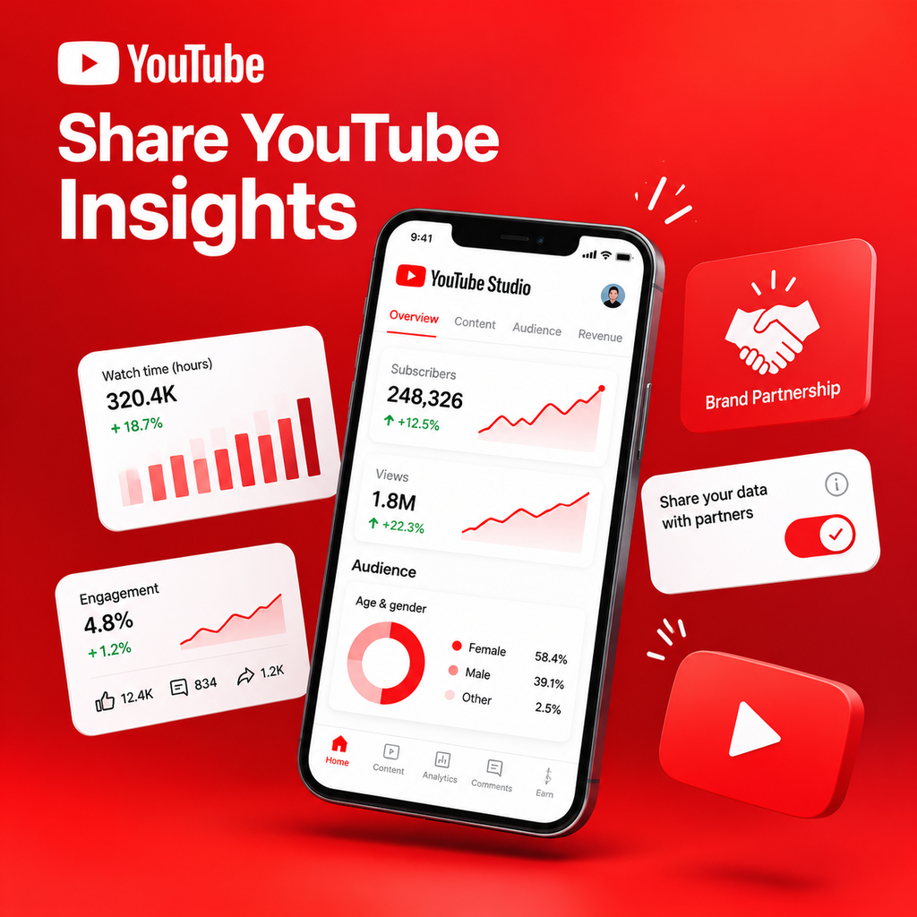 YouTube Kanalları Markalarla Daha Fazla Performans Verisi Paylaşmasına Olanak Tanıyor