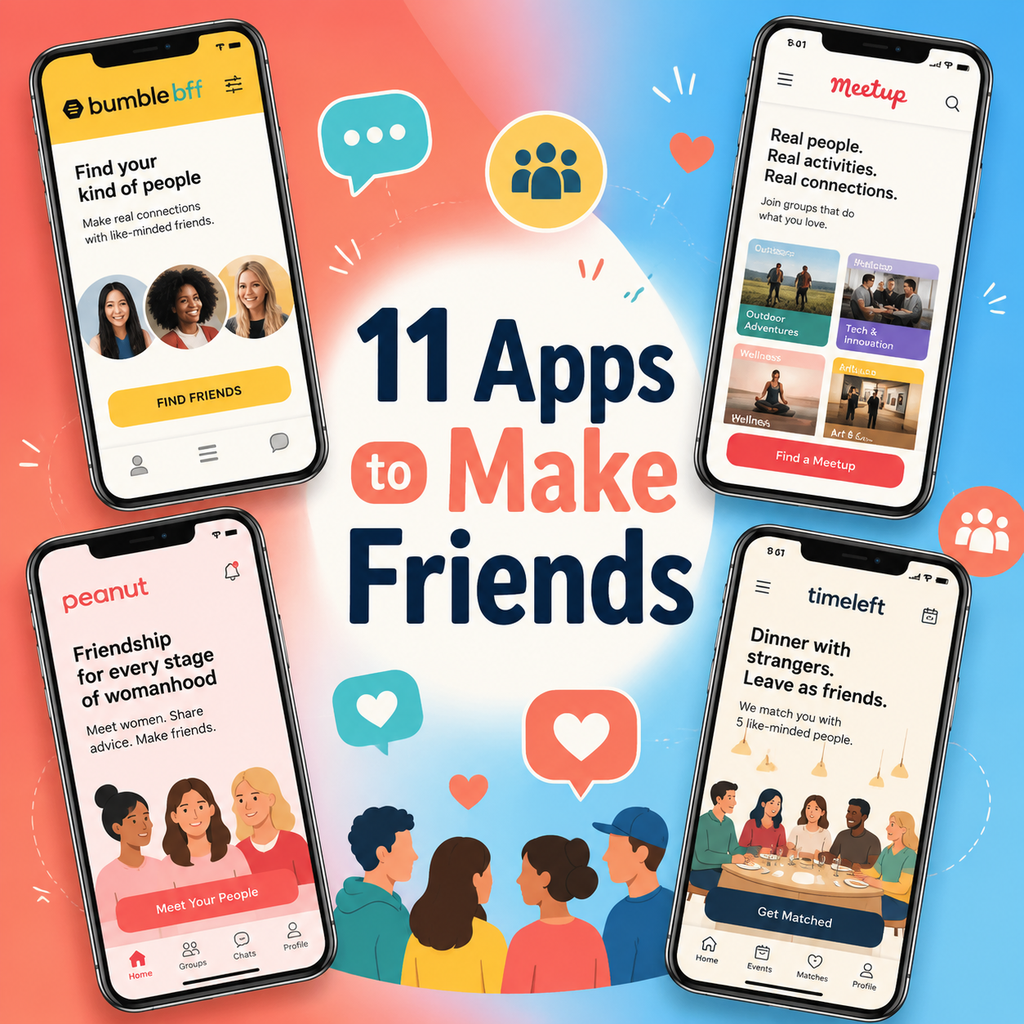 11 apps that will actually help you make friends