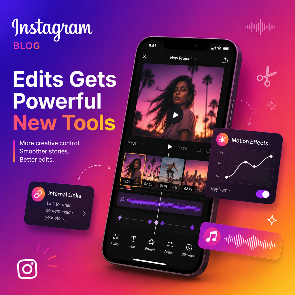 Instagram updates its Edits app with new creator tools