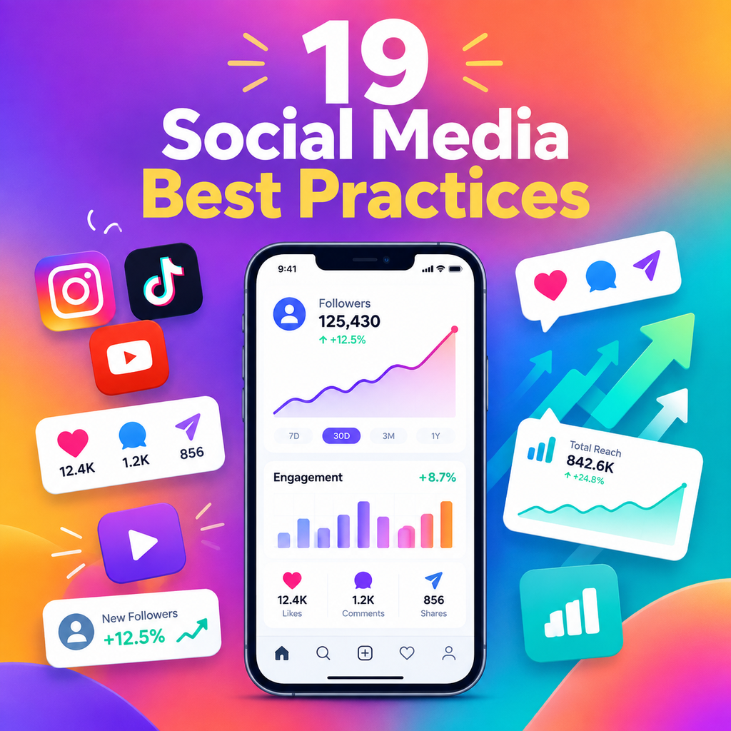 19 social media best practices for faster growth
