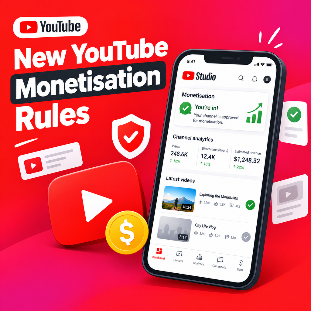 YouTube обновляет правила монетизации: запрет на неаутентичный контент вступает в силу 15 июля