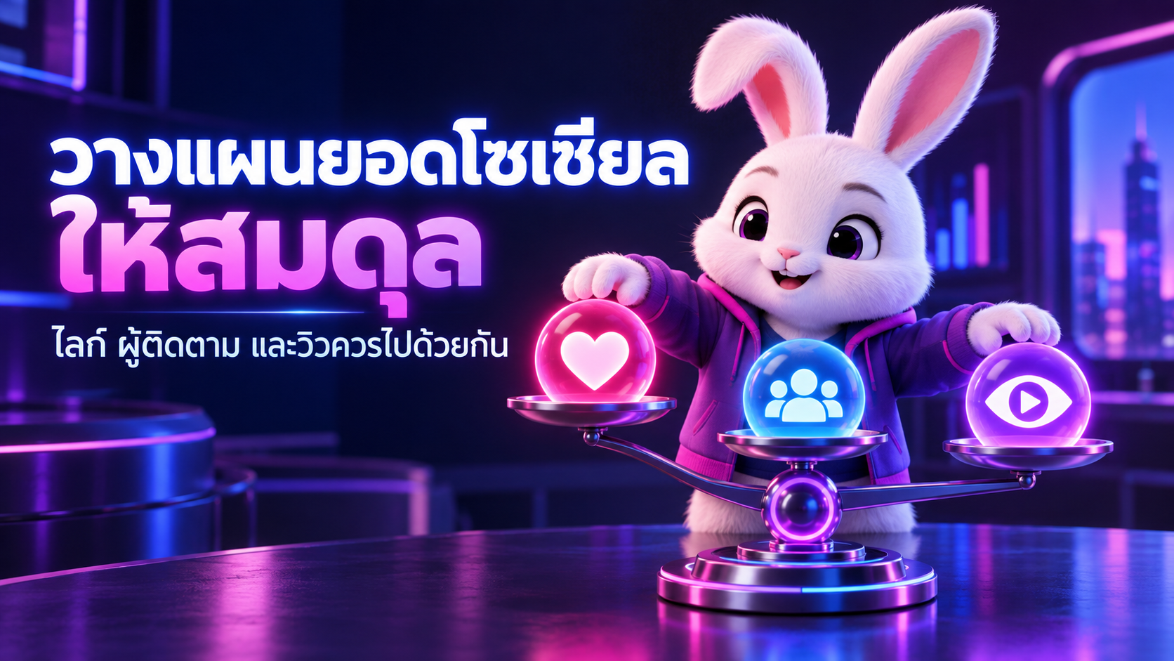 วางแผนยอดไลก์ ผู้ติดตาม และวิวให้สมดุลอย่างไร