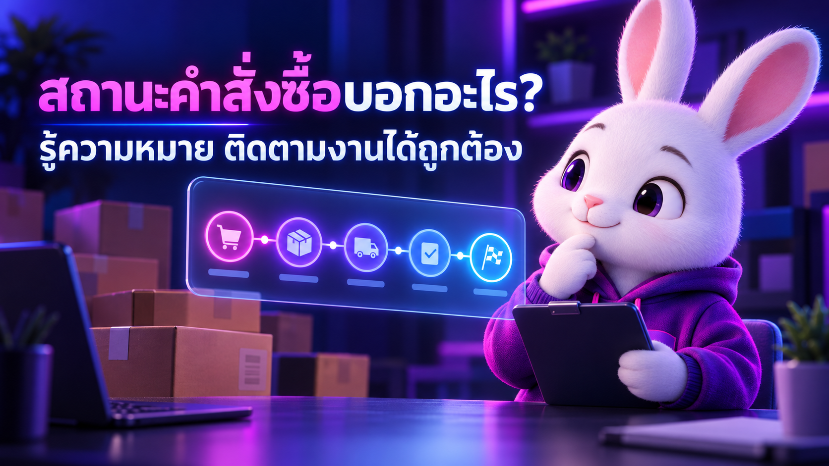 สถานะคำสั่งซื้อแต่ละแบบหมายถึงอะไร?