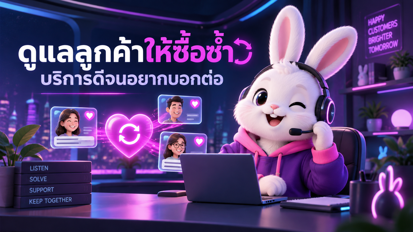 วิธีดูแลลูกค้าบริการโซเชียลให้กลับมาซื้อซ้ำและบอกต่อ