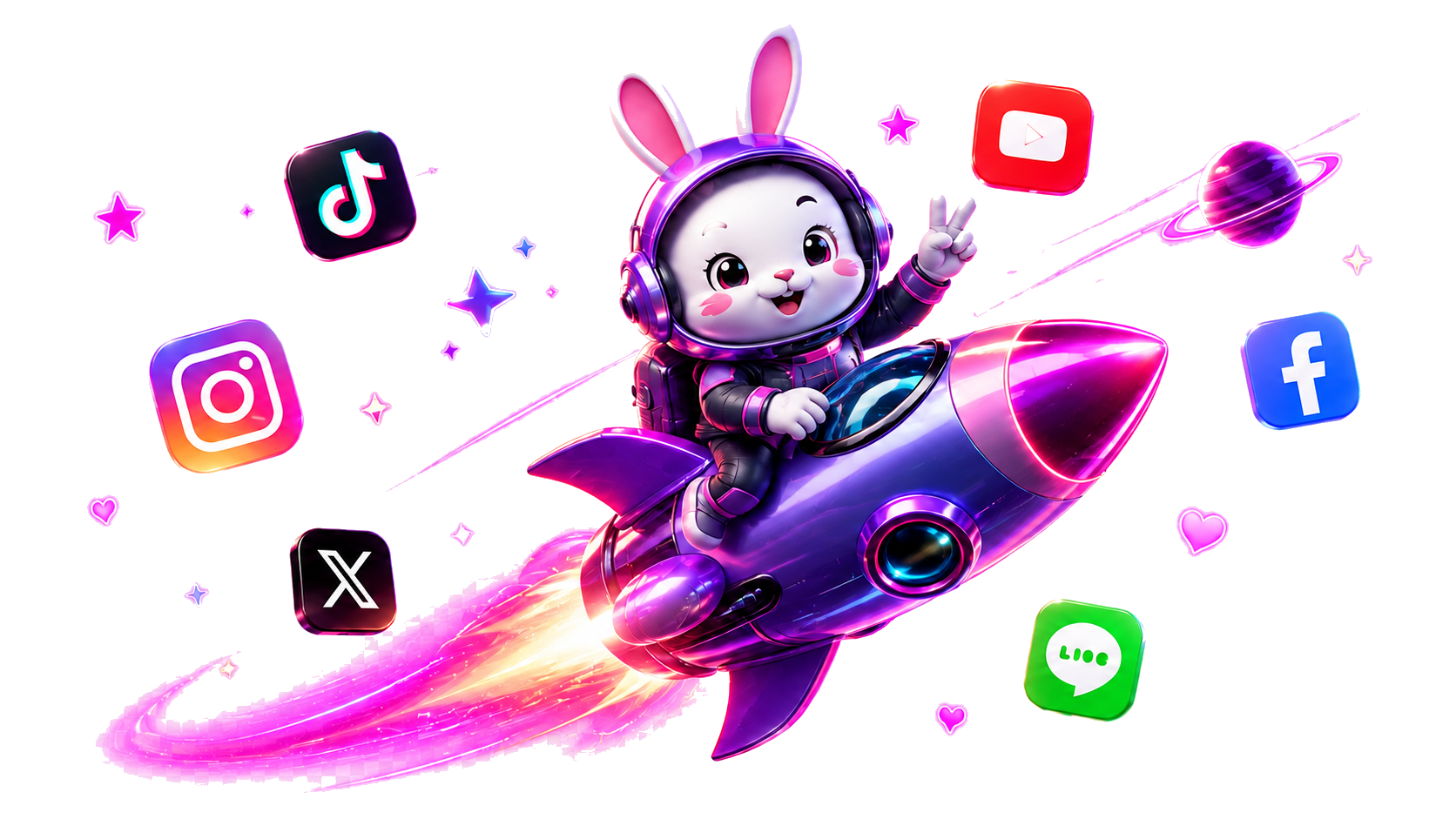 Rabbit Like บริการโซเชียลมีเดีย