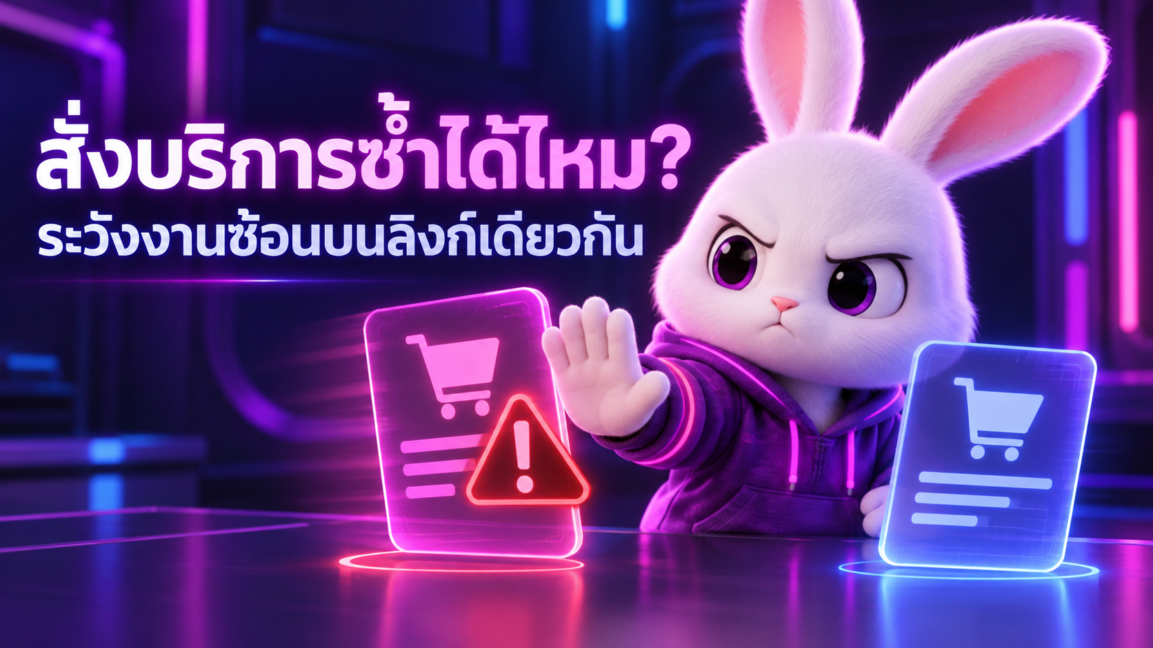 สั่งบริการซ้ำบนลิงก์เดียวกันได้ไหม? ทำไมควรรอรายการแรก