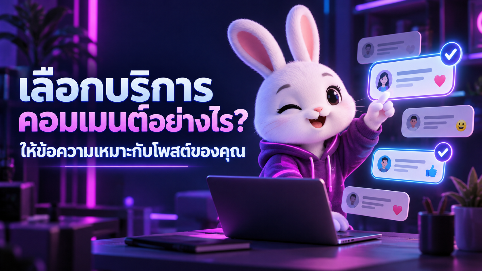 วิธีเลือกบริการคอมเมนต์ให้ข้อความเหมาะกับโพสต์