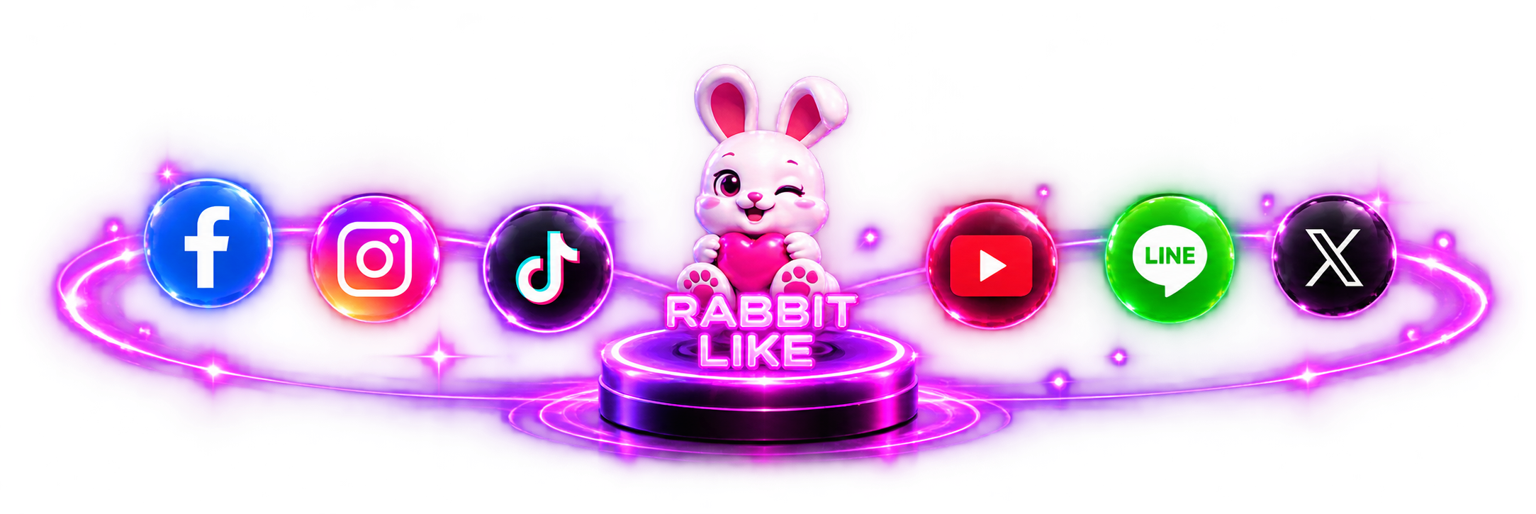 Rabbit Like บริการเพิ่มยอดโซเชียลครบทุกแพลตฟอร์ม