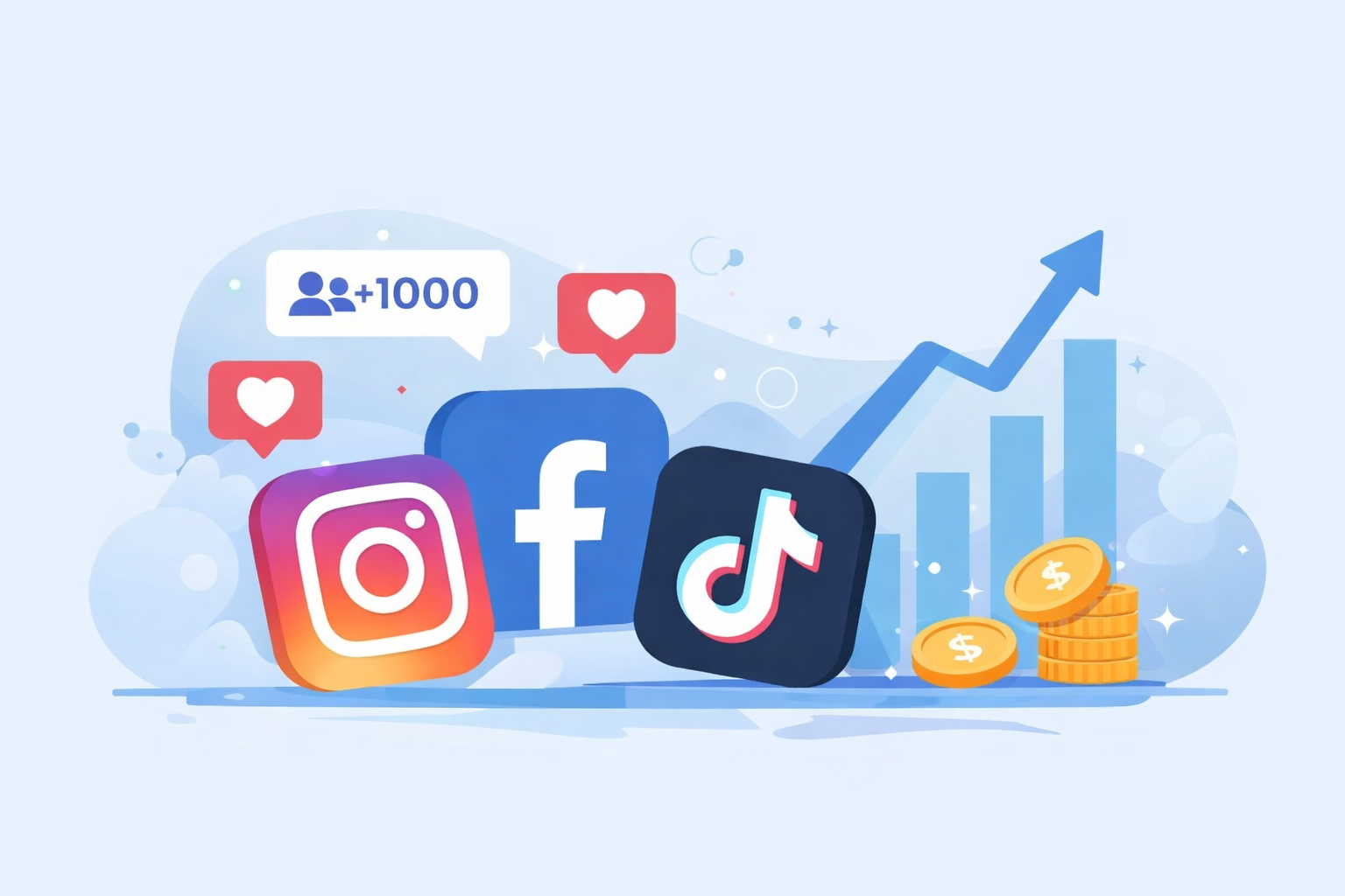 أفضل لوحة تحكم للتسويق عبر وسائل التواصل الاجتماعي في عام 2026 - اشترِ متابعين وإعجابات حقيقية