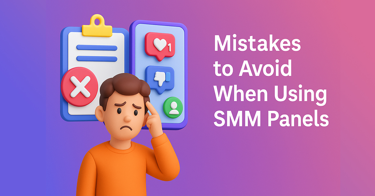 11 Common Mistakes to Avoid When Using SMM Panels