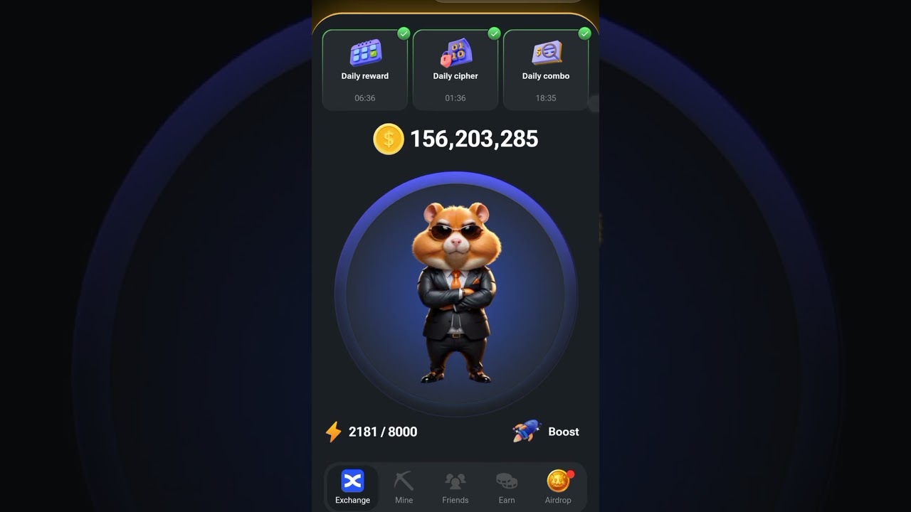 Накрутка рефералов в Hamster Kombat