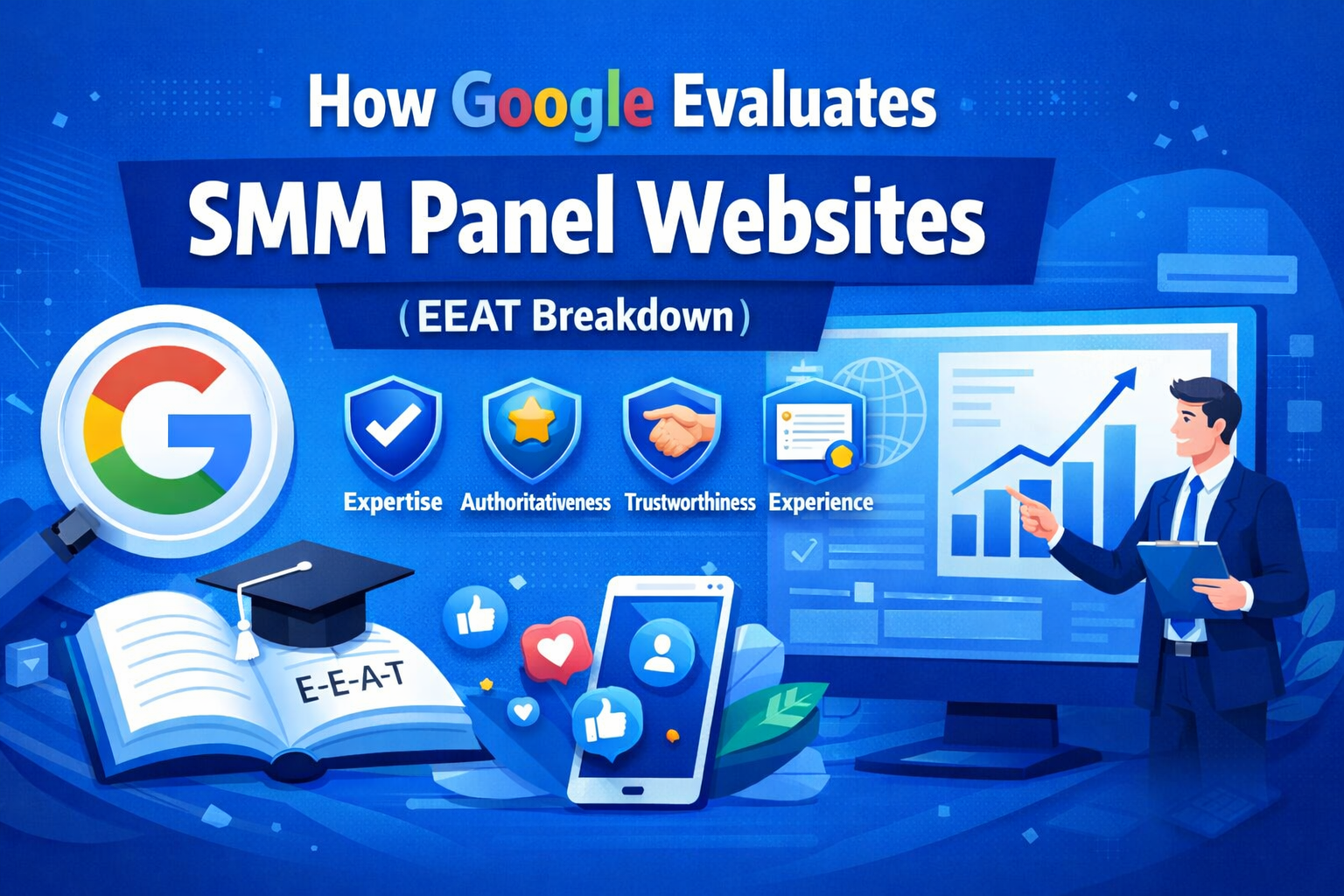How Google Evaluates SMM Panel Websites (EEAT Breakdown)