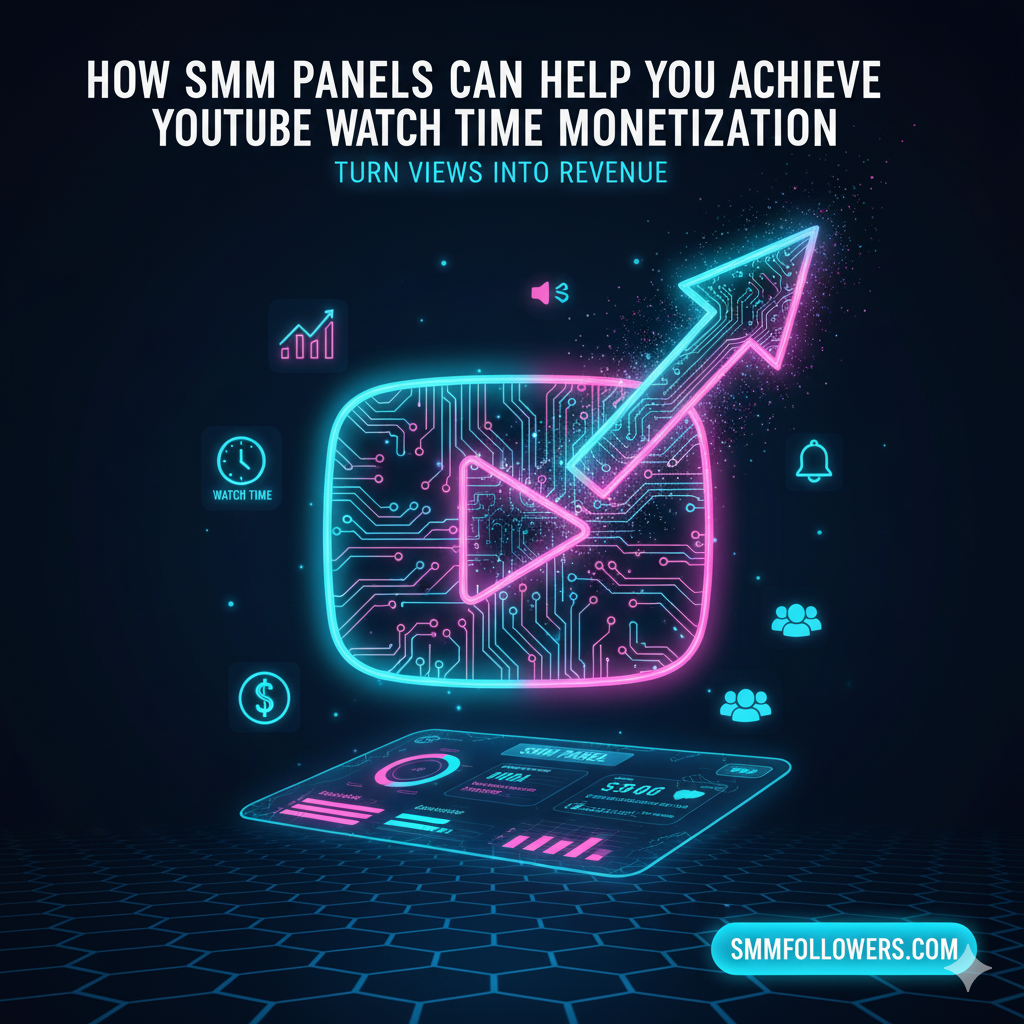 How SMM Panels Can Help You Achieve YouTube Watch Time Monetization
