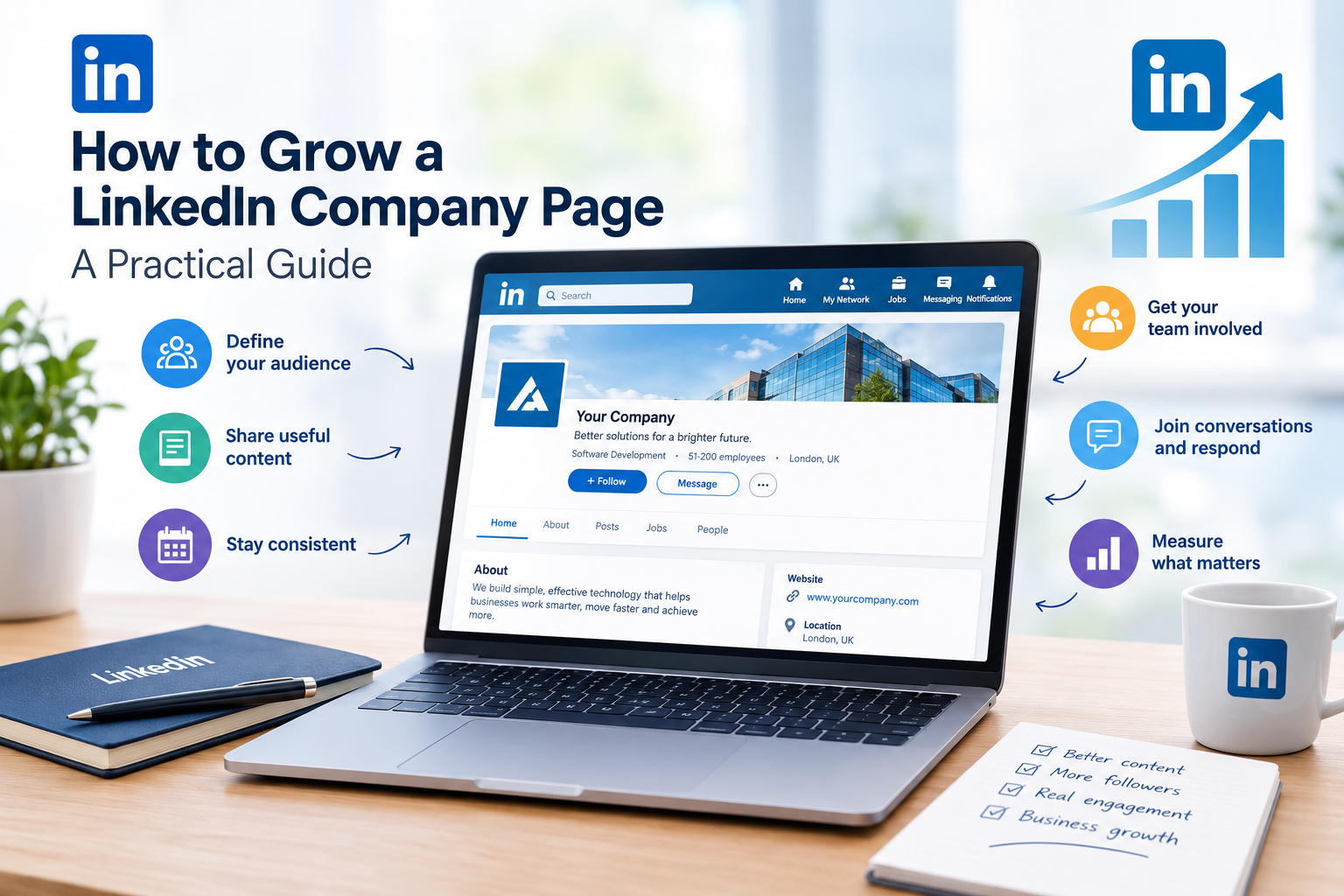 How to Grow a LinkedIn Company Page: A Practical Guide