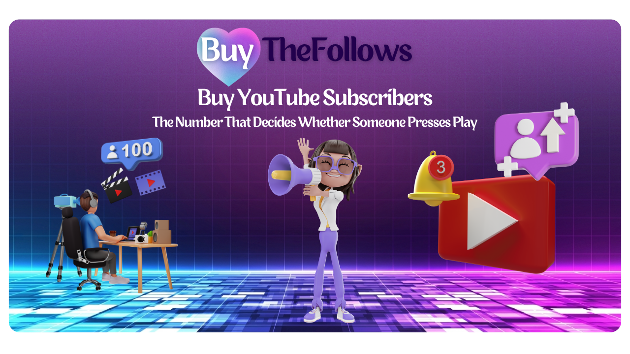 Buy YouTube Subscribers: The Number That Decides Whether Someone Presses Play