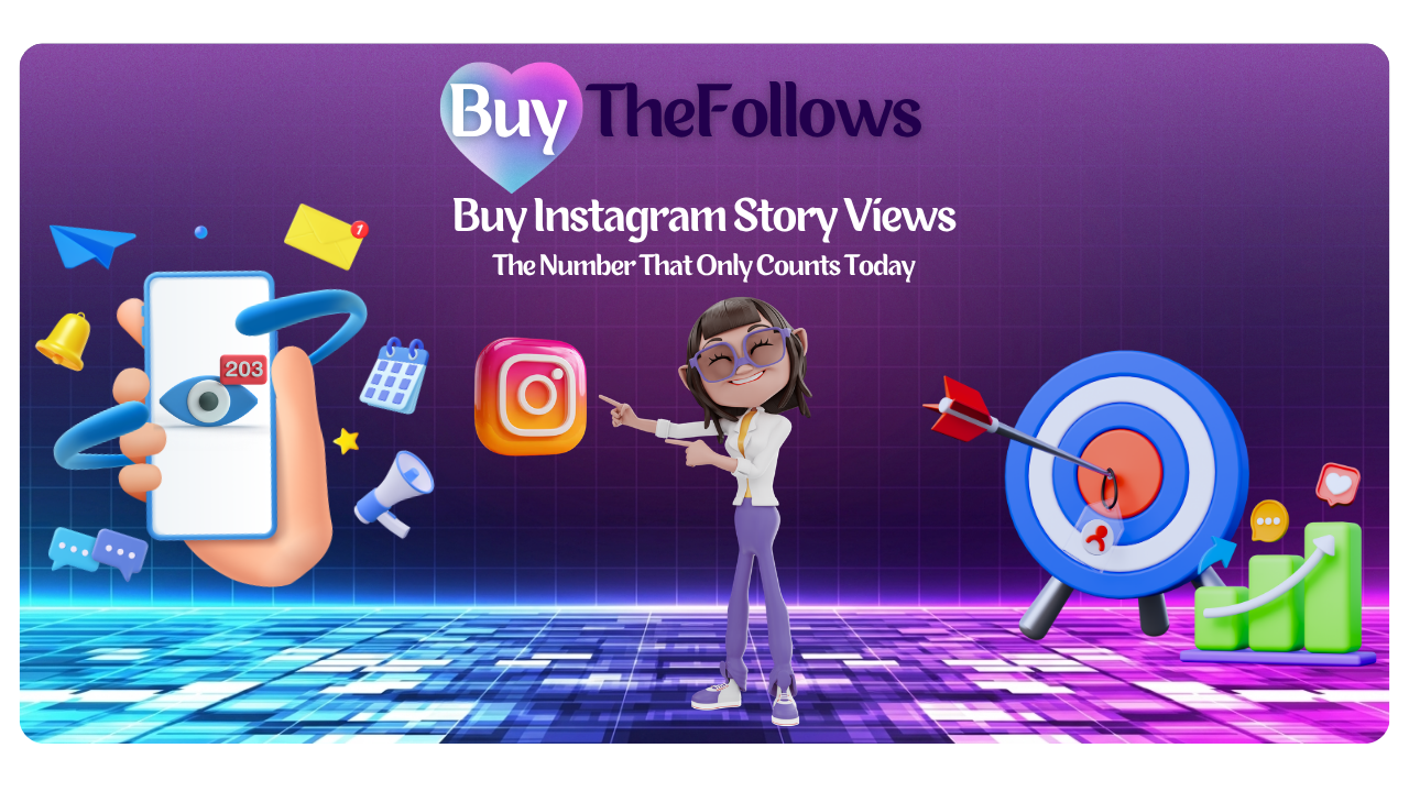 Instagram story frame showing the view count after buying Instagram story views