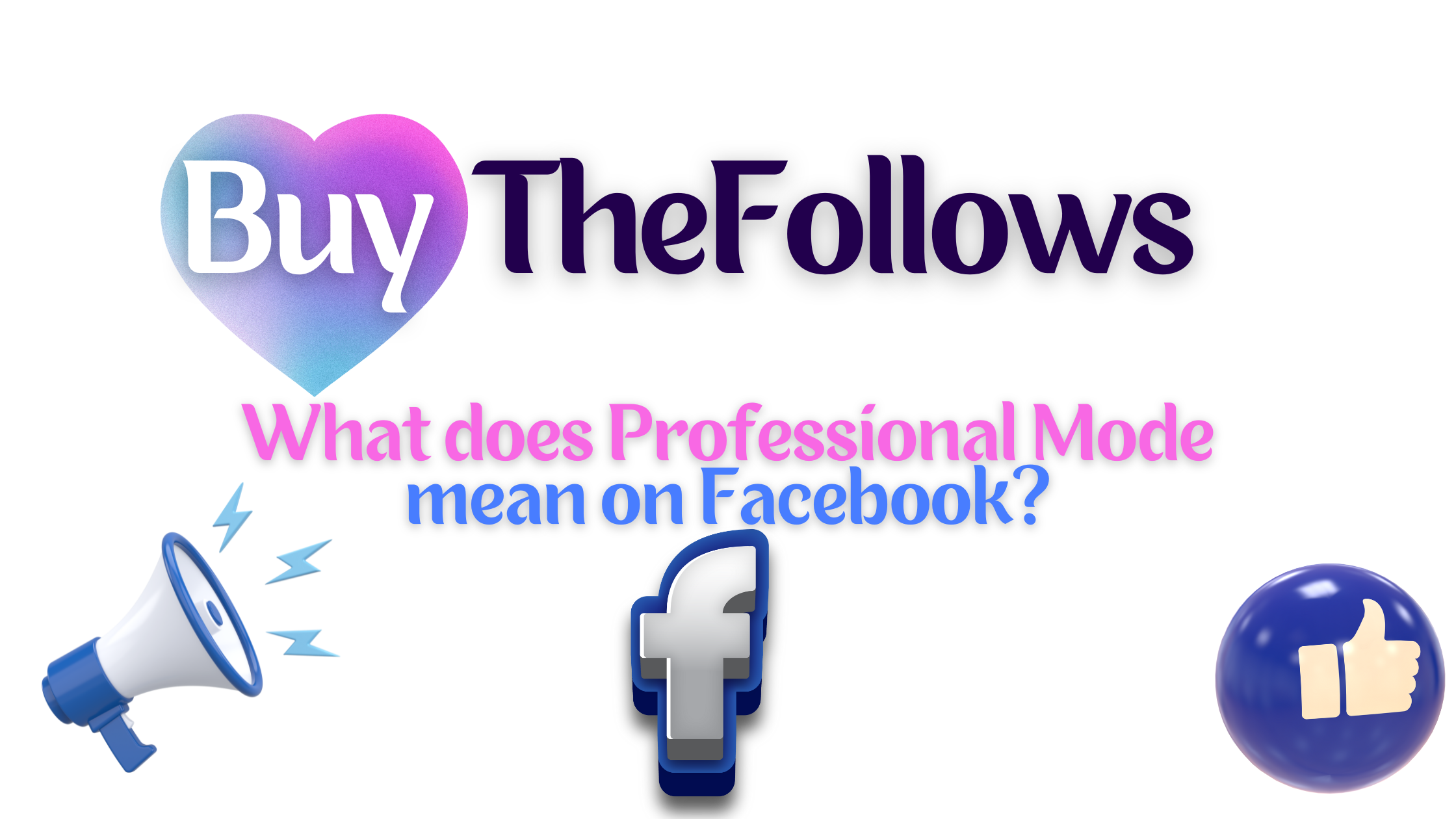 What does Professional Mode mean on Facebook?
