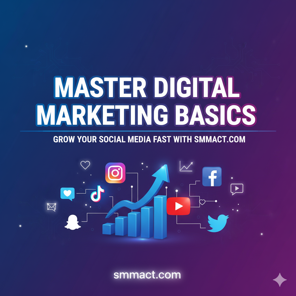 أساسيات التسويق الإلكتروني Smmact | أفضل SMM Panel لتزويد المتابعين والتفاعل