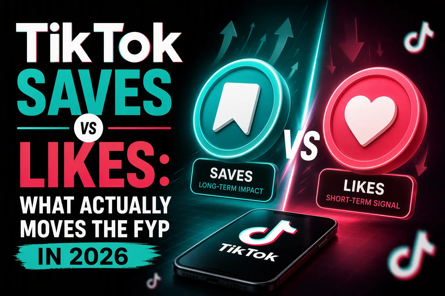 TikTok Saves vs Likes: What Actually Moves the FYP in 2026