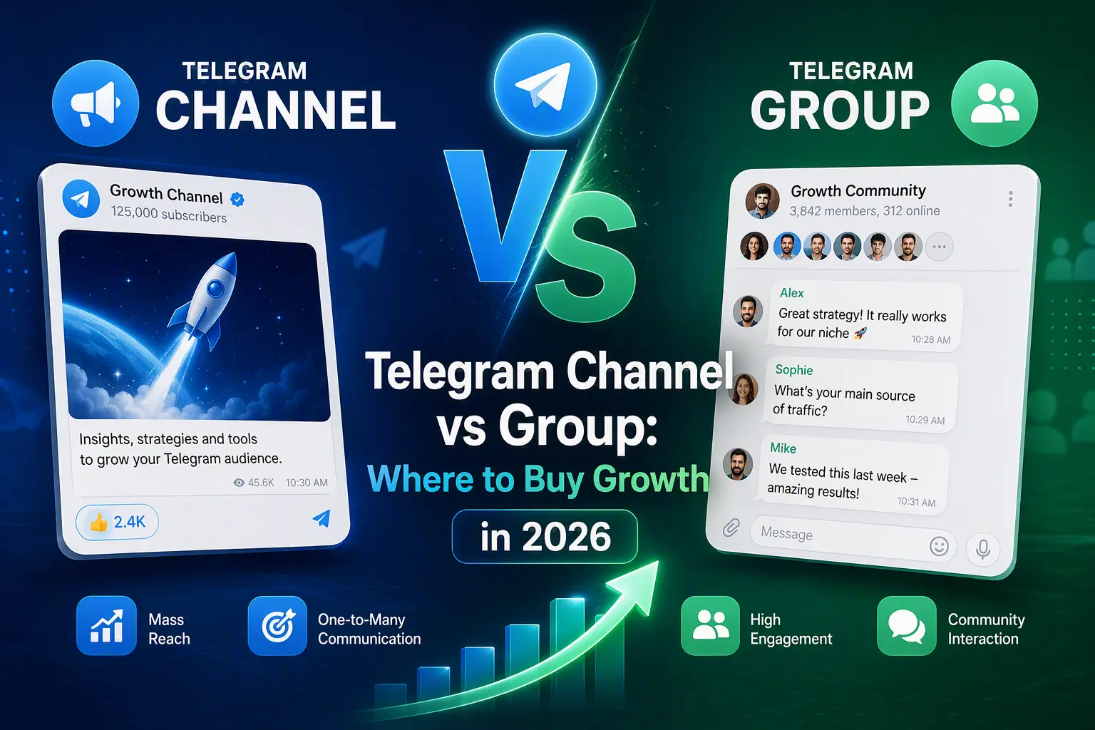 Telegram Channel vs Group: Where to Buy Growth in 2026