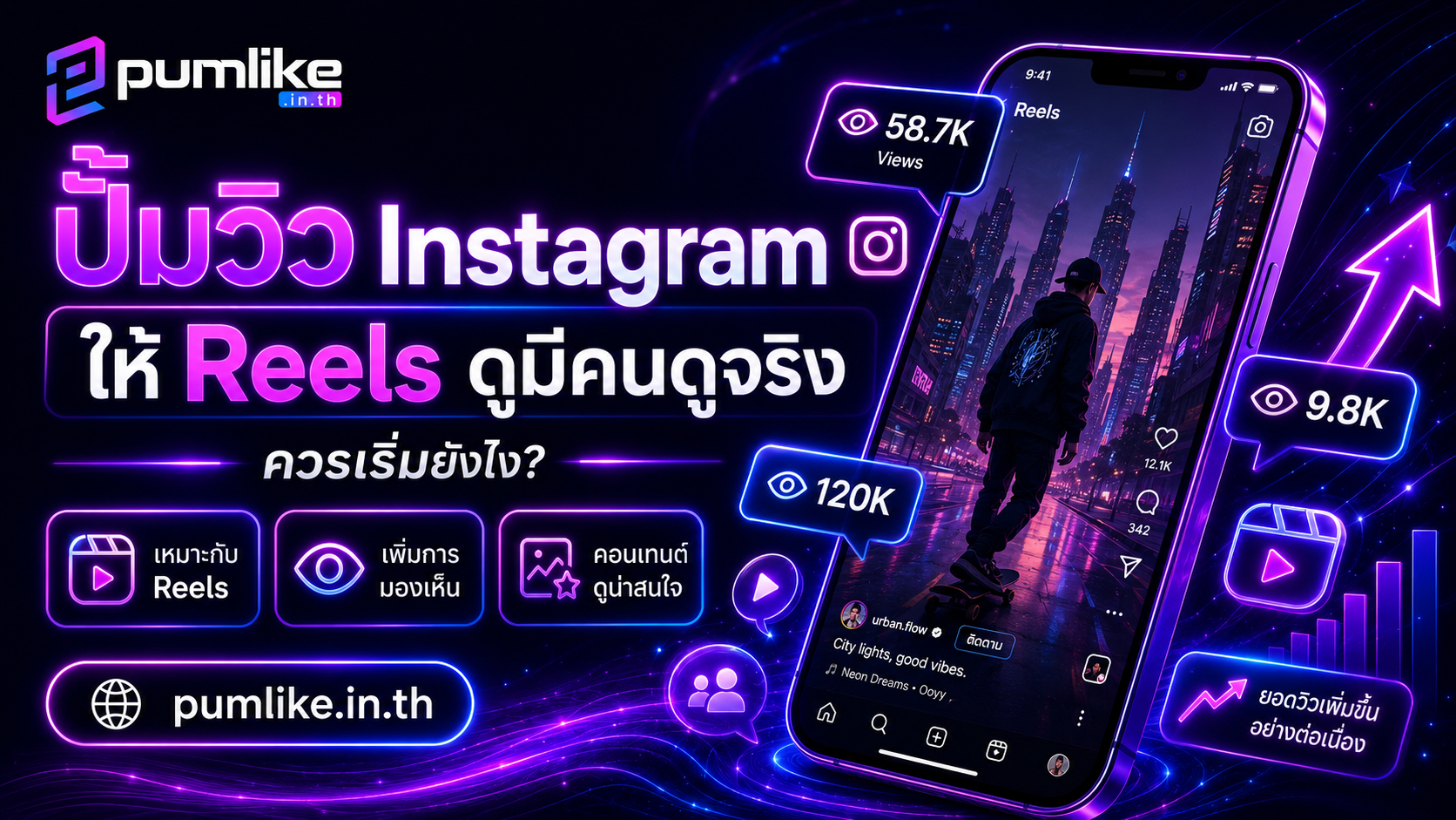 ปั้มวิว Instagram ให้ Reels ดูมีคนดูจริง ควรเริ่มยังไง?