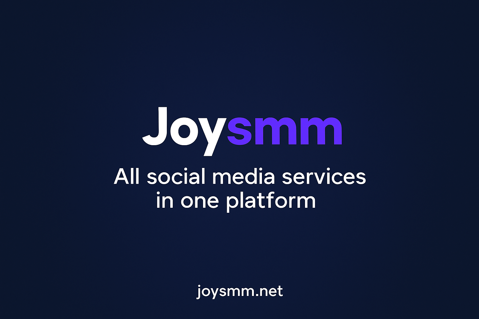 JoySMM API