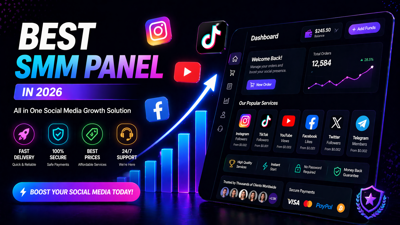 Best SMM Panel in 2026 Complete Guide for Social Media Growth