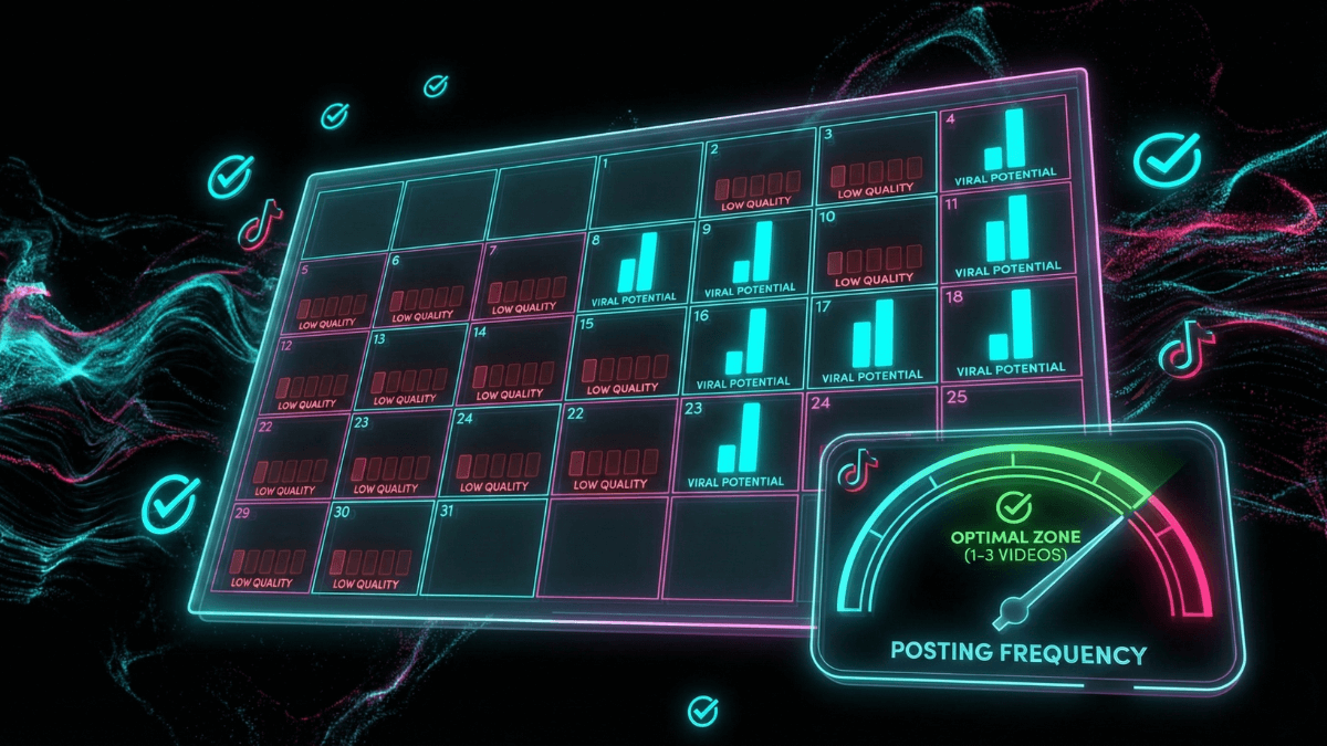 كم مرة أنشر في اليوم على تيك توك؟ العدد المثالي للنمو