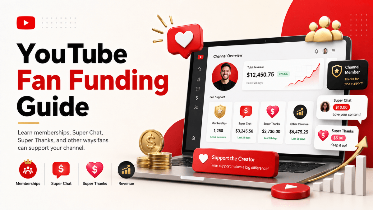 Fan funding on YouTube: memberships, Super Chat and Super Thanks