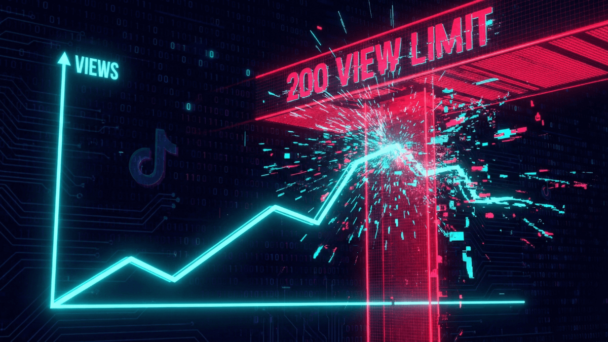 لماذا يتوقف فيديو تيك توك عند 200 مشاهدة؟