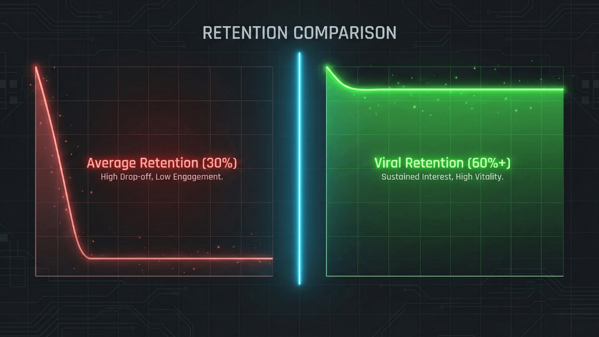 ما نسبة الاحتفاظ الجيدة في تيك توك؟ أرقام حقيقية