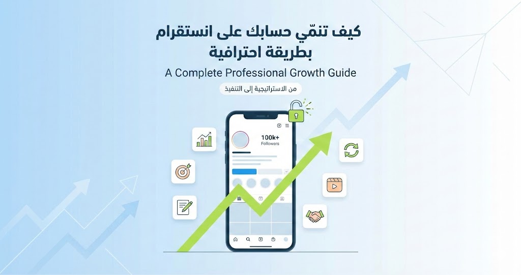 كيف تنمّي حسابك على انستقرام بطريقة احترافية: دليل نمو متكامل