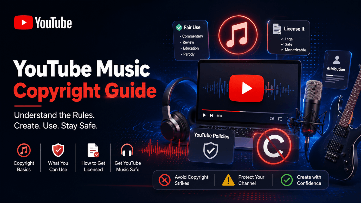 Music for YouTube videos: the Audio Library, Creator Music, licences, and why claims still happen