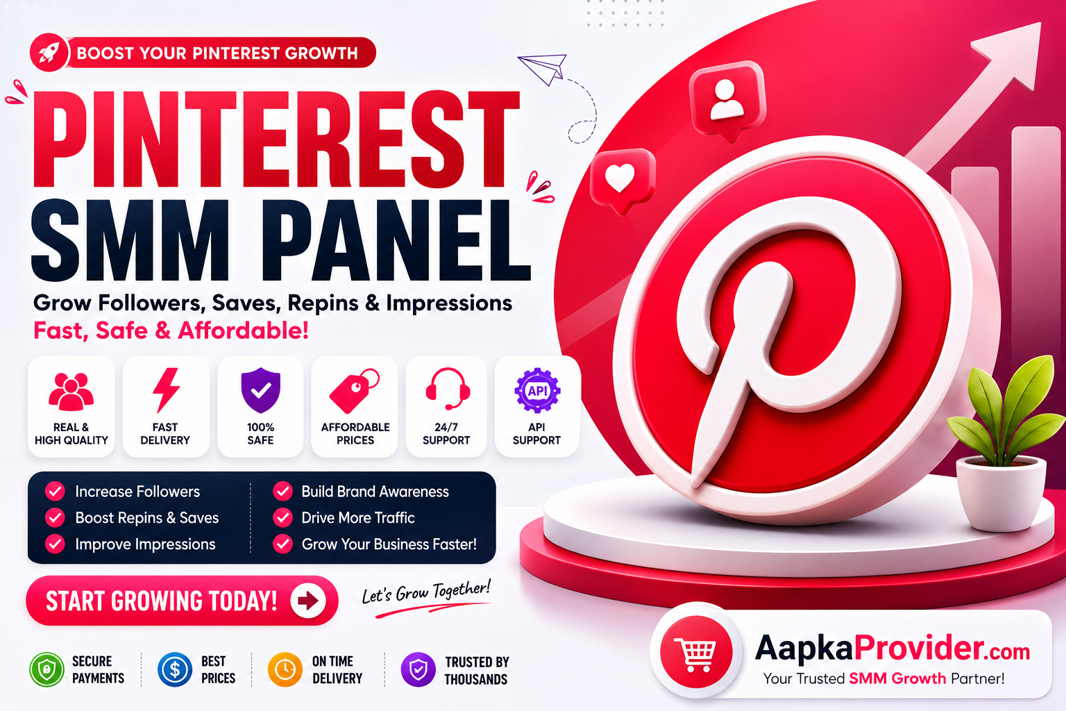 Pinterest SMM Panel