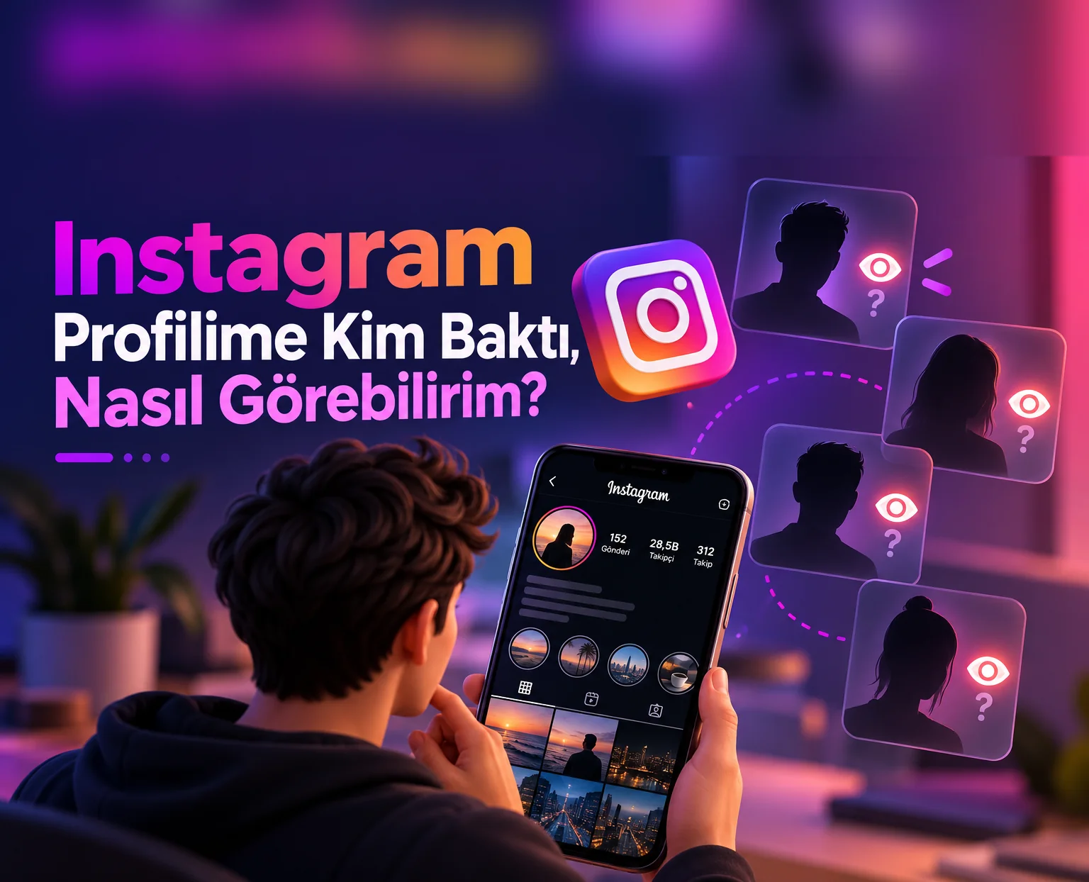 Instagram Profilime Kim Baktı, Nasıl Görebilirim?