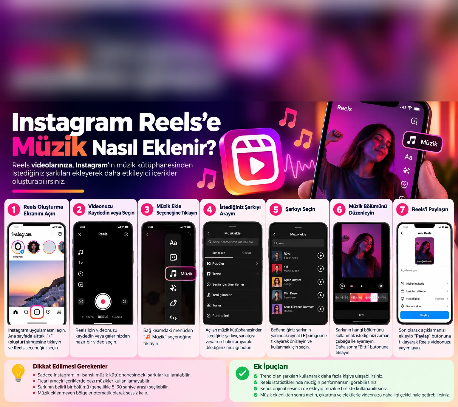 Instagram Reels'e Müzik Nasıl Eklenir?