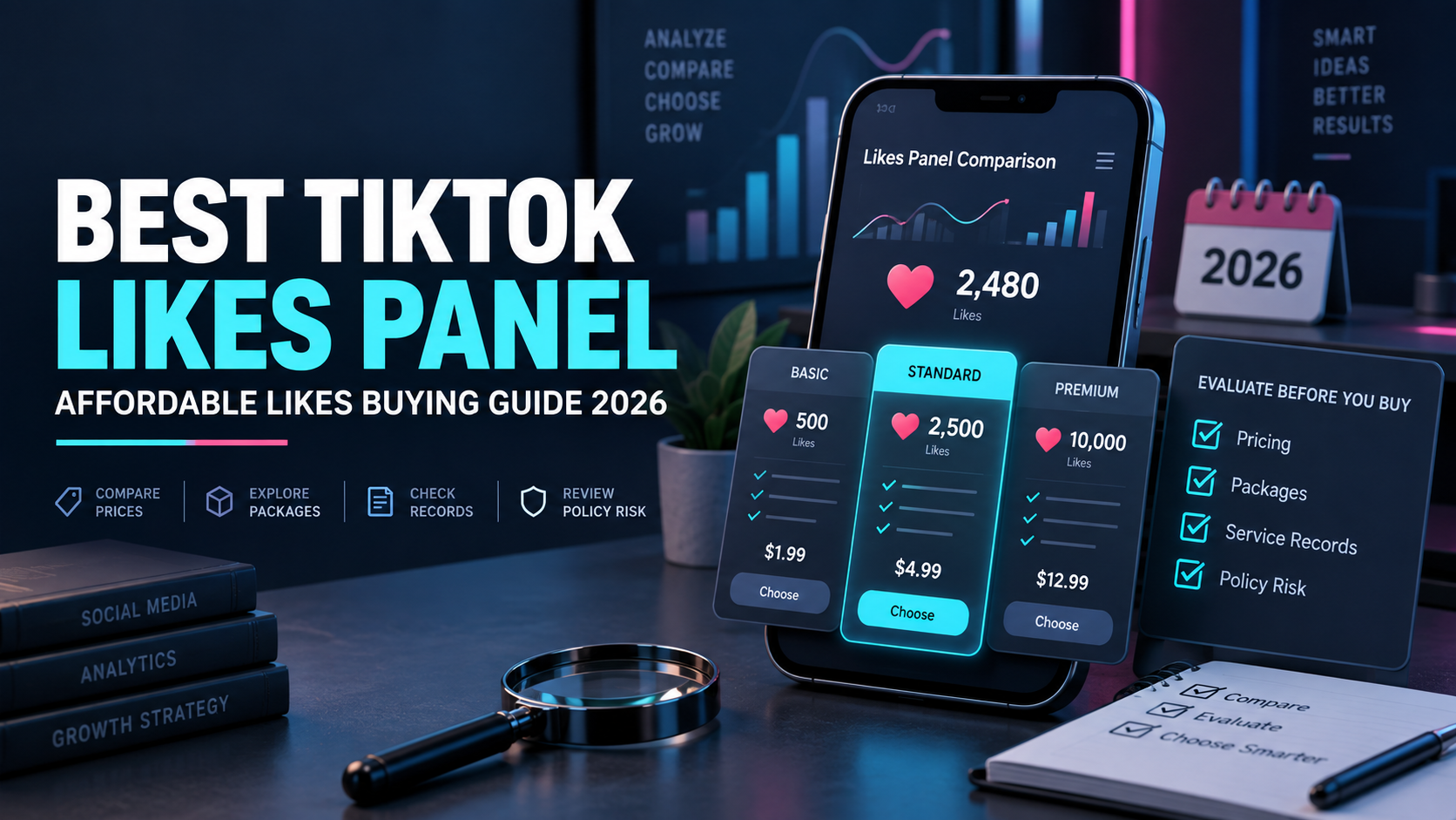 2026 年 TikTok 点赞平台选择指南：价格、套餐与售后对比