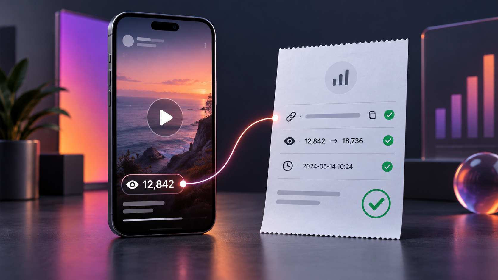 Buy Instagram Reels Views: Build a Counter Receipt