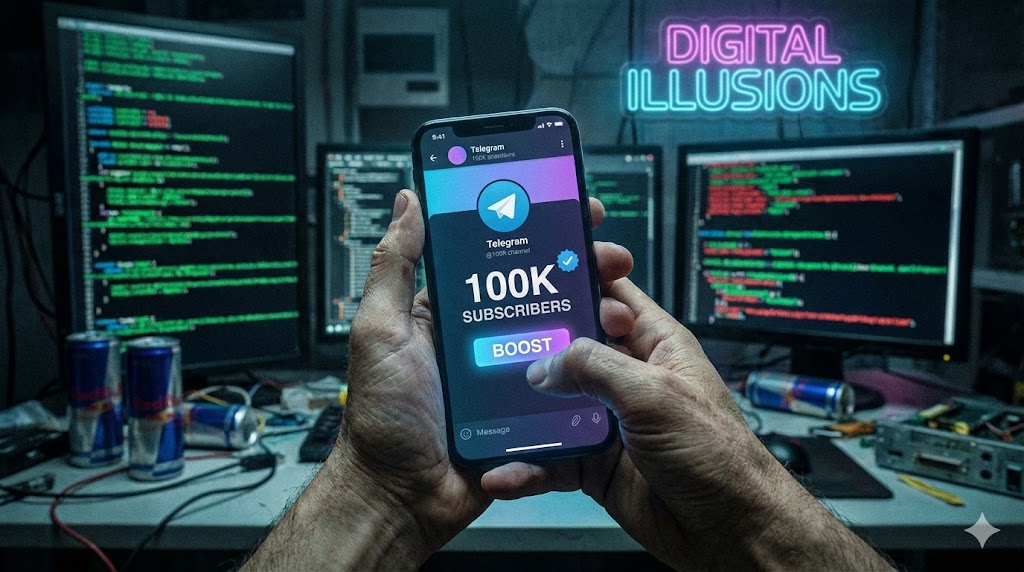 Telegram 频道上粉