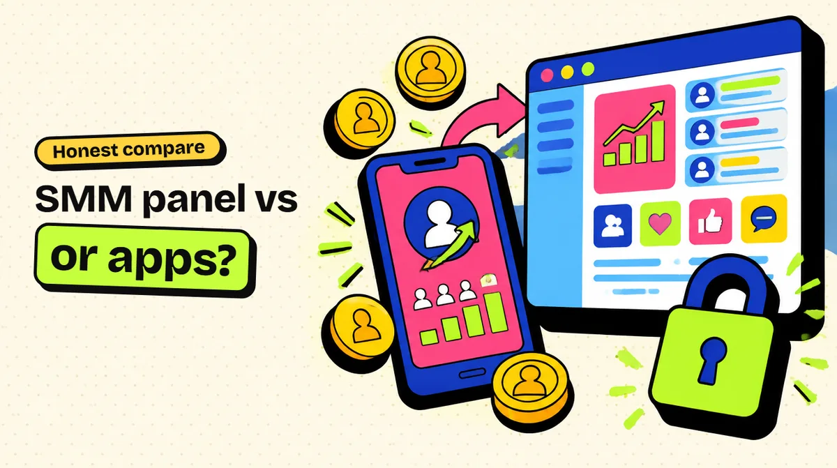 SMM Panel vs Get Followers Apps: The Real Difference