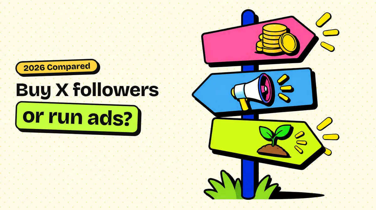 Buy X Followers vs Ads vs Organic: 2026 Comparison