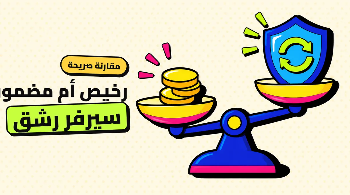 السيرفر الرخيص أم السيرفر المضمون: مقارنة واضحة في الريفل والجودة