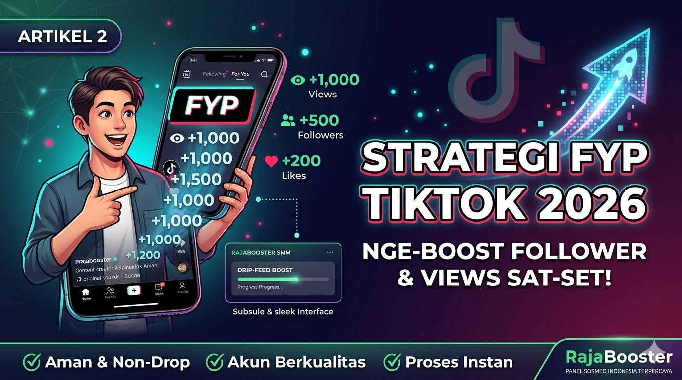 Strategi FYP TikTok 2026 dan Tips Optimasi Akun UMKM Indonesia - RajaBooster