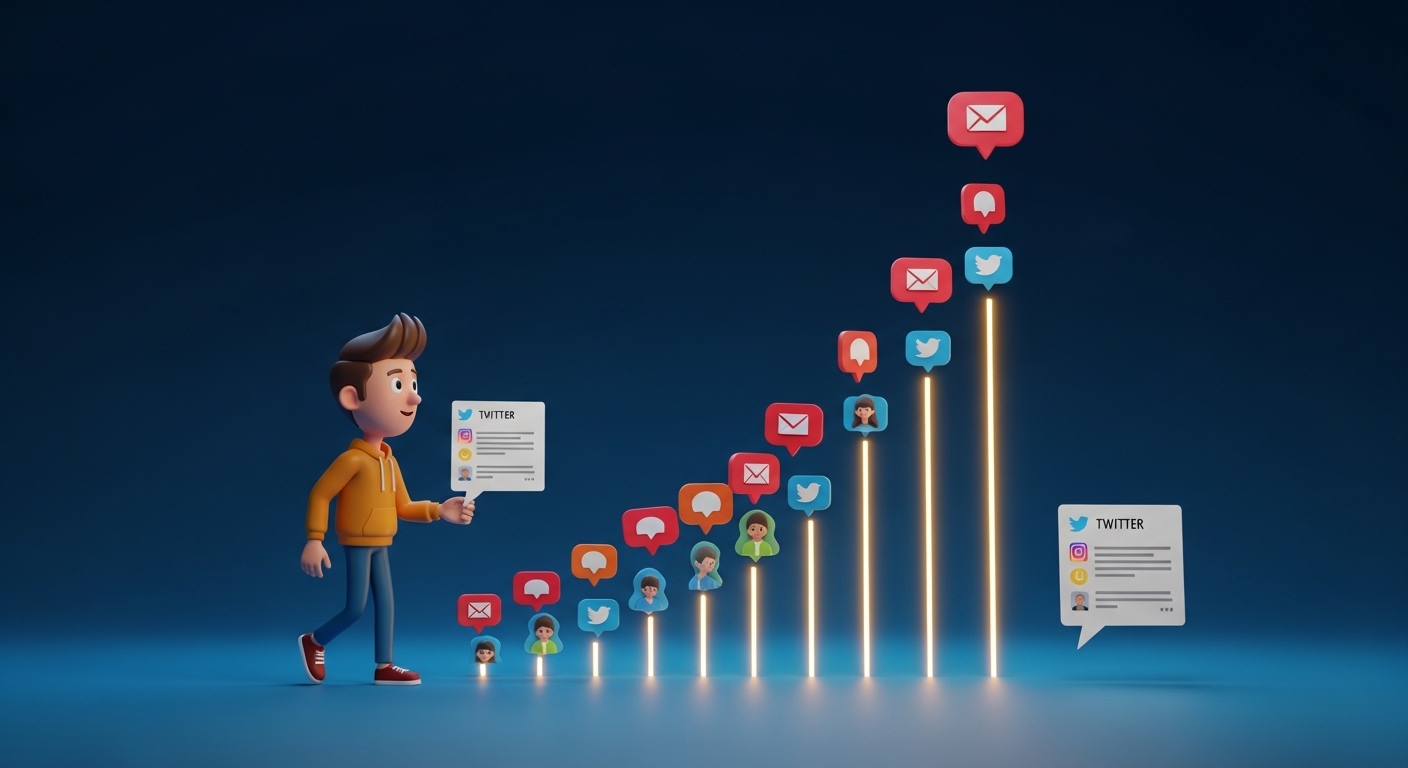 O papel da consistência no crescimento no Twitter