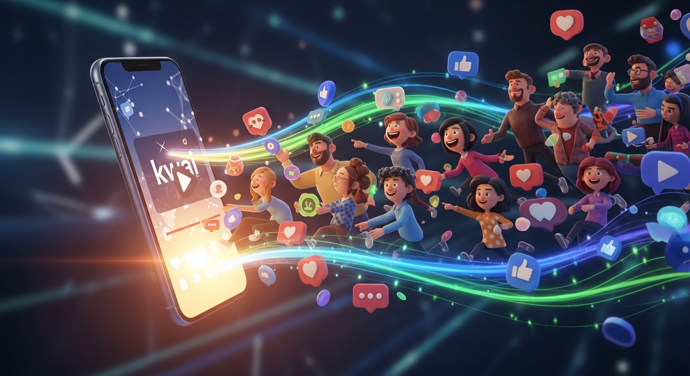 Como transformar visualizações em seguidores no Kwai