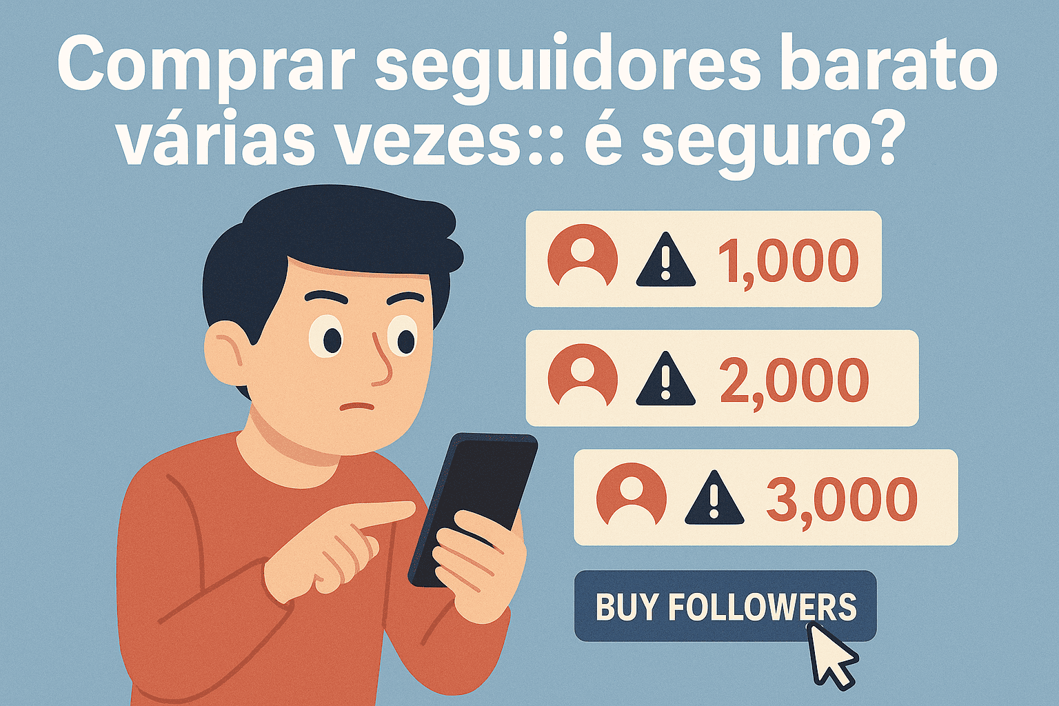 Comprar seguidores barato várias vezes faz mal? Comprar seguidores barato várias vezes faz mal?