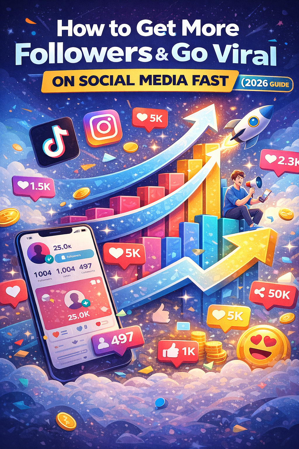 how to grow social media followers fast